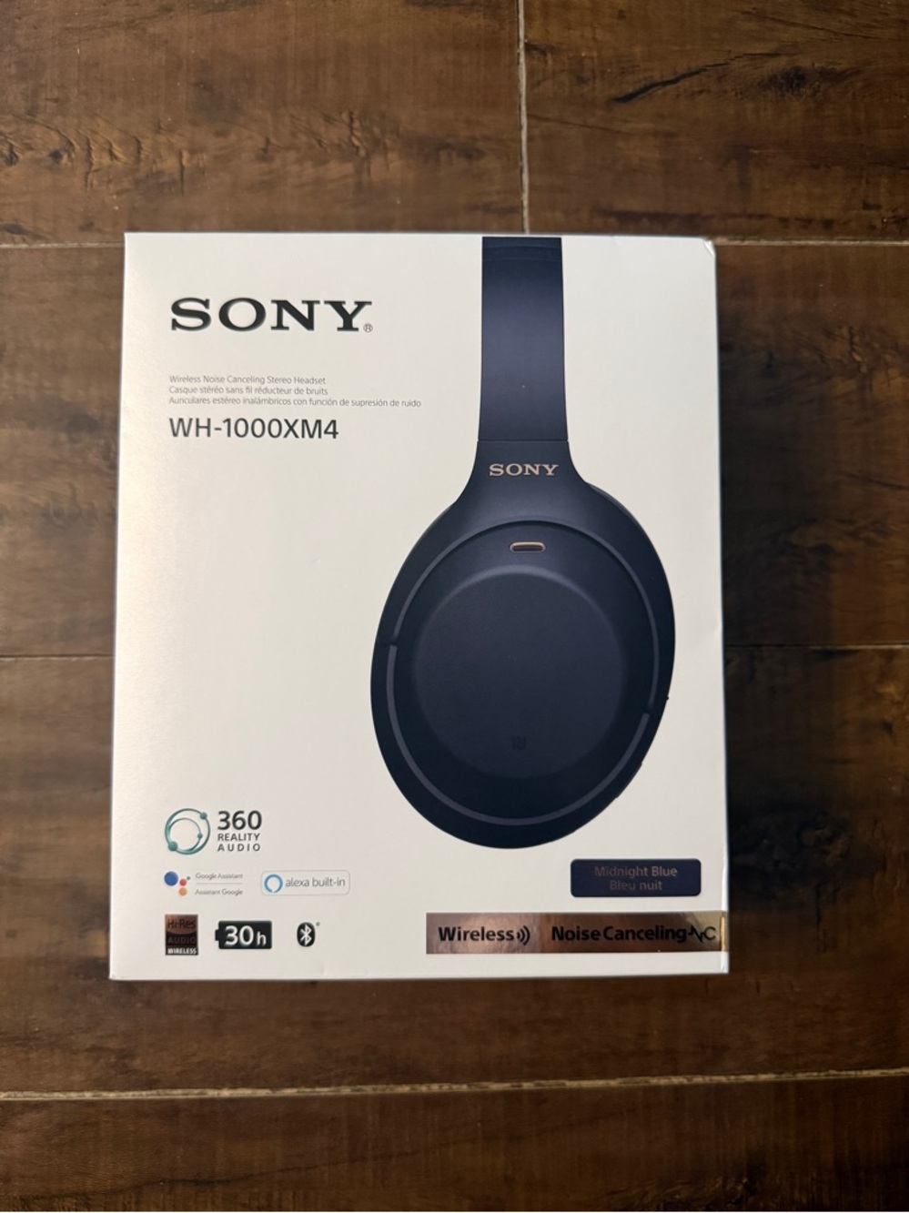 Sony WH-1000XM4 Wireless Over-Ear Headphones noise cancelling